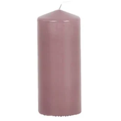 New Home Candlelight Stumpenkerze Glatt 78X200Mm Altrosa