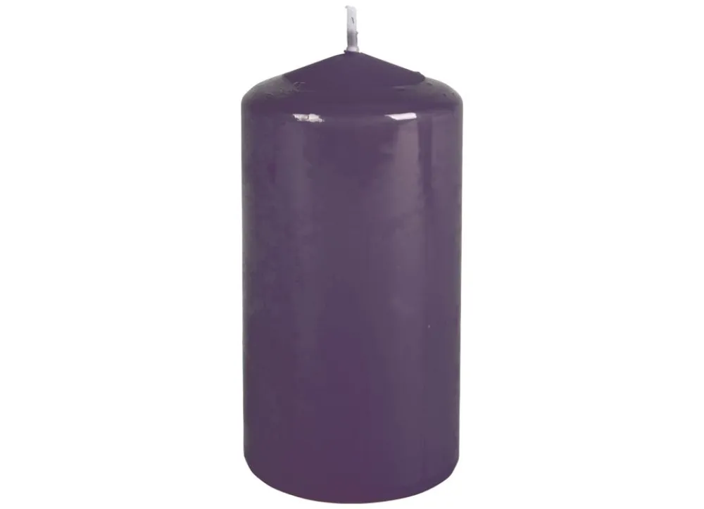 New Home Candlelight Stumpenkerze Glatt 78X150Mm Dunkellila Online