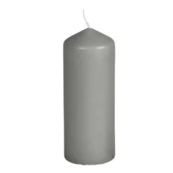 New Home Candlelight Stumpenkerze Glatt 68X180Mm Grau Sale