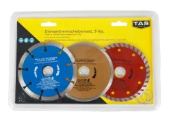 TAS Tools Tas Diamanttrennscheiben-Set 3-Teilig Hot