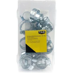 TAS Tools Tas Schlauchklemmensatz 30-Teilig Verzinkt New