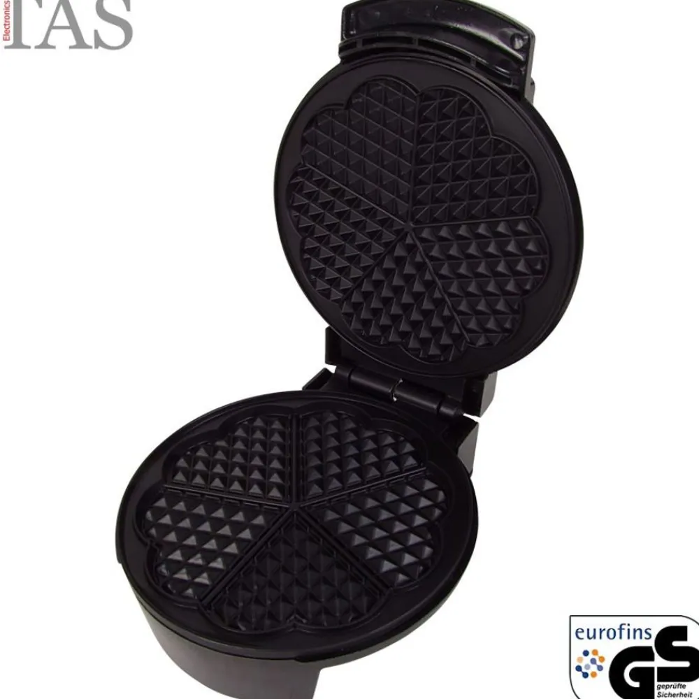 TAS Waffeleisen Wj-107 Schwarz Clearance