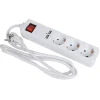 TAS Electronics Tischsteckdosenleiste 3-Fach Mit Usb-Anschlussen Und Kippschalter Hot