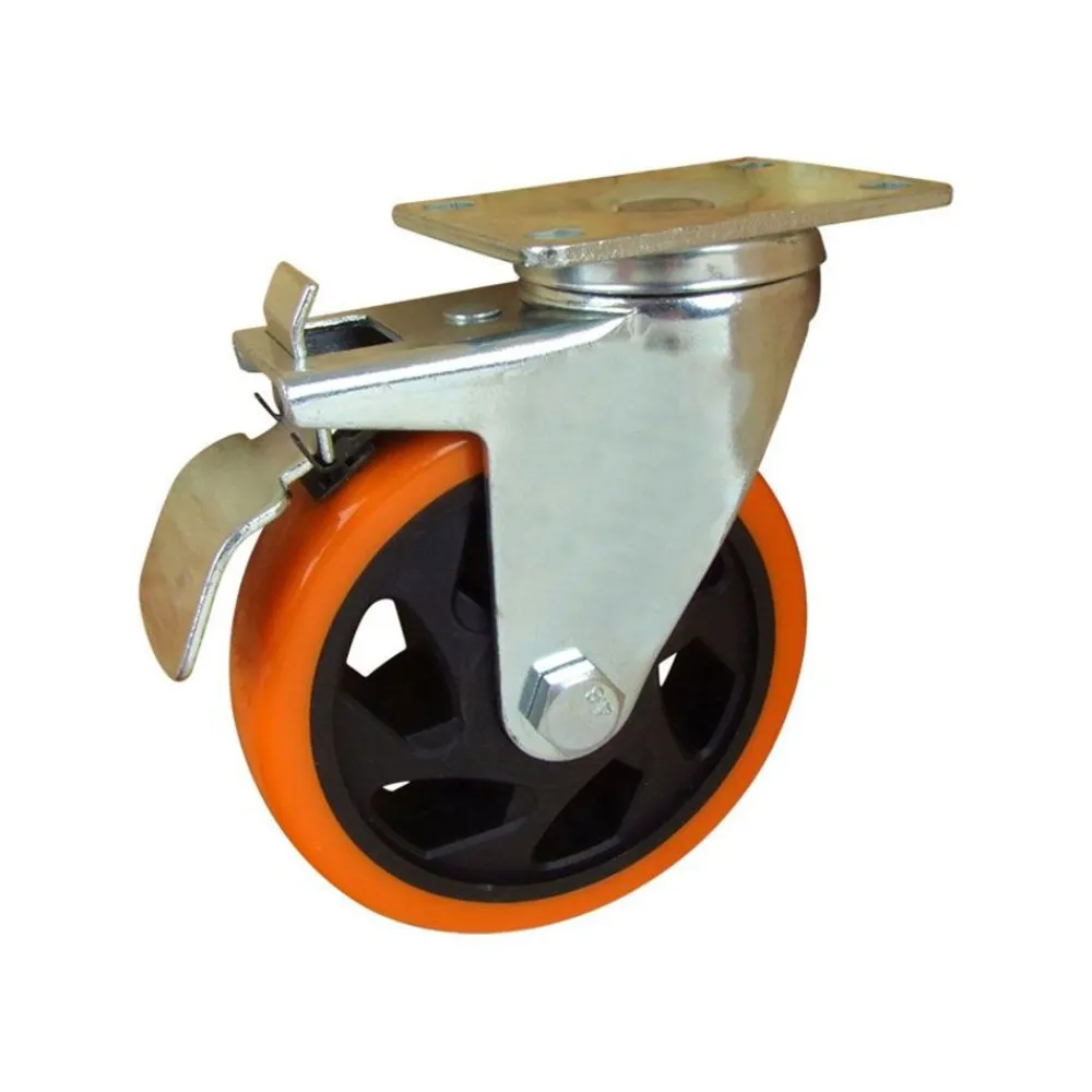 TP Transportrolle Mit Bremse 120Mm