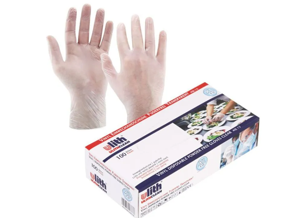 Pseudohersteller Ulith Vinyl-Einweghandschuhe Puderfrei 100 Stuck Gr. Xl Outlet
