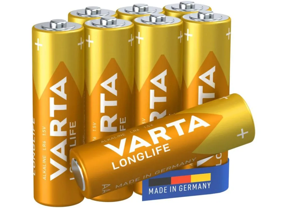 Varta Longlife Aa Lr6 Alkaline Batterien 8Er-Pack Sale