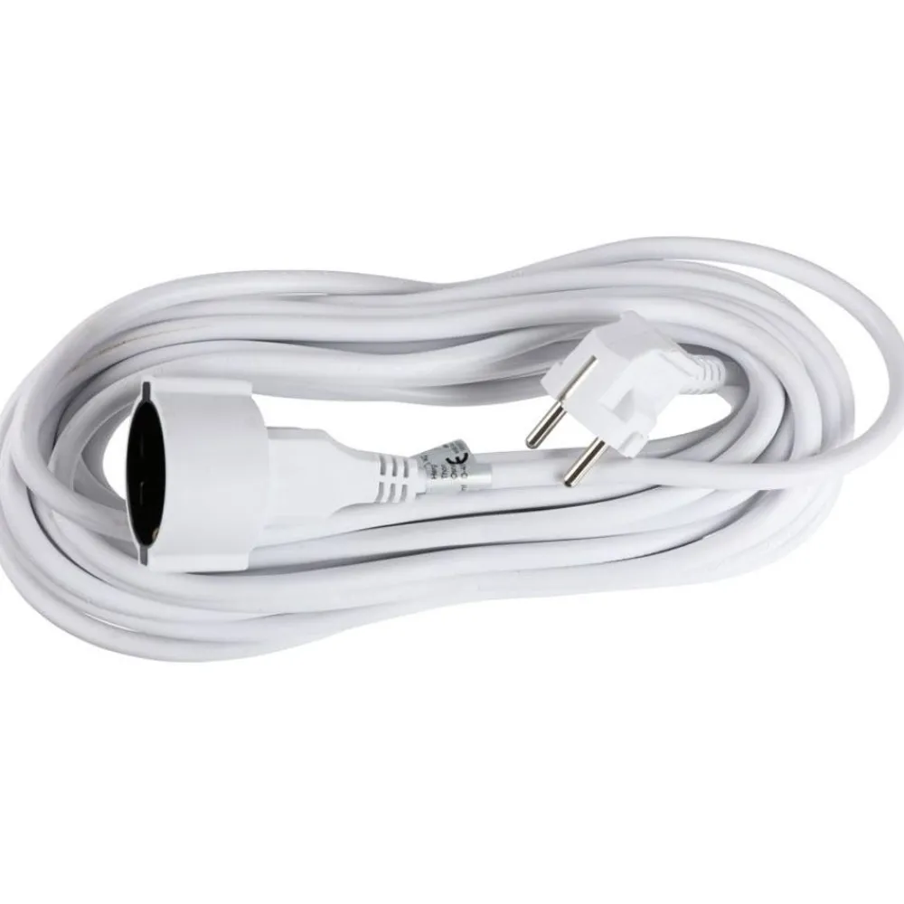 TAS Electronics Verlangerungskabel 10 Meter Weis New
