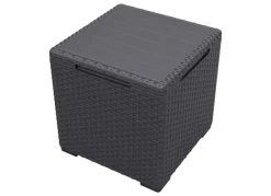 Keter Vigo Aufbewahrungsbox Und Beistelltisch 37X37X37Cm Graphit