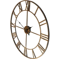 TP Vintage-Metall-Wanduhr 60Cm Bronze Online
