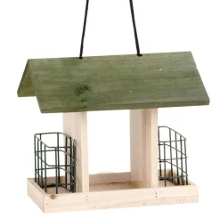 Grüner Jan Vogelfutterhaus Aus Holz 23,5X20,5X19Cm Online