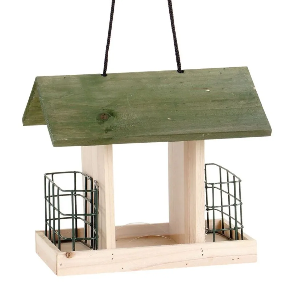 Grüner Jan Vogelfutterhaus Aus Holz 23,5X20,5X19Cm Online