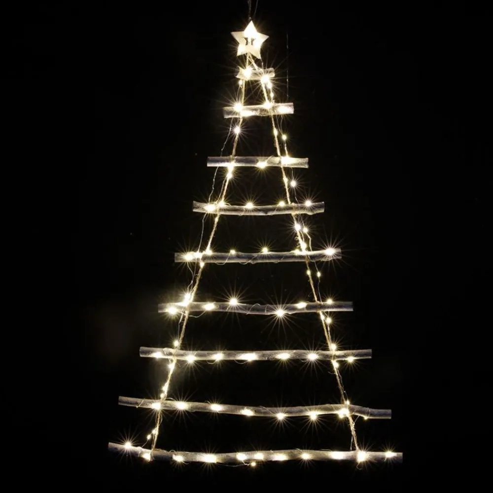 New Home Christmas Wandobjekt Weihnachtsbaum Aus Holz 62X90Cm New