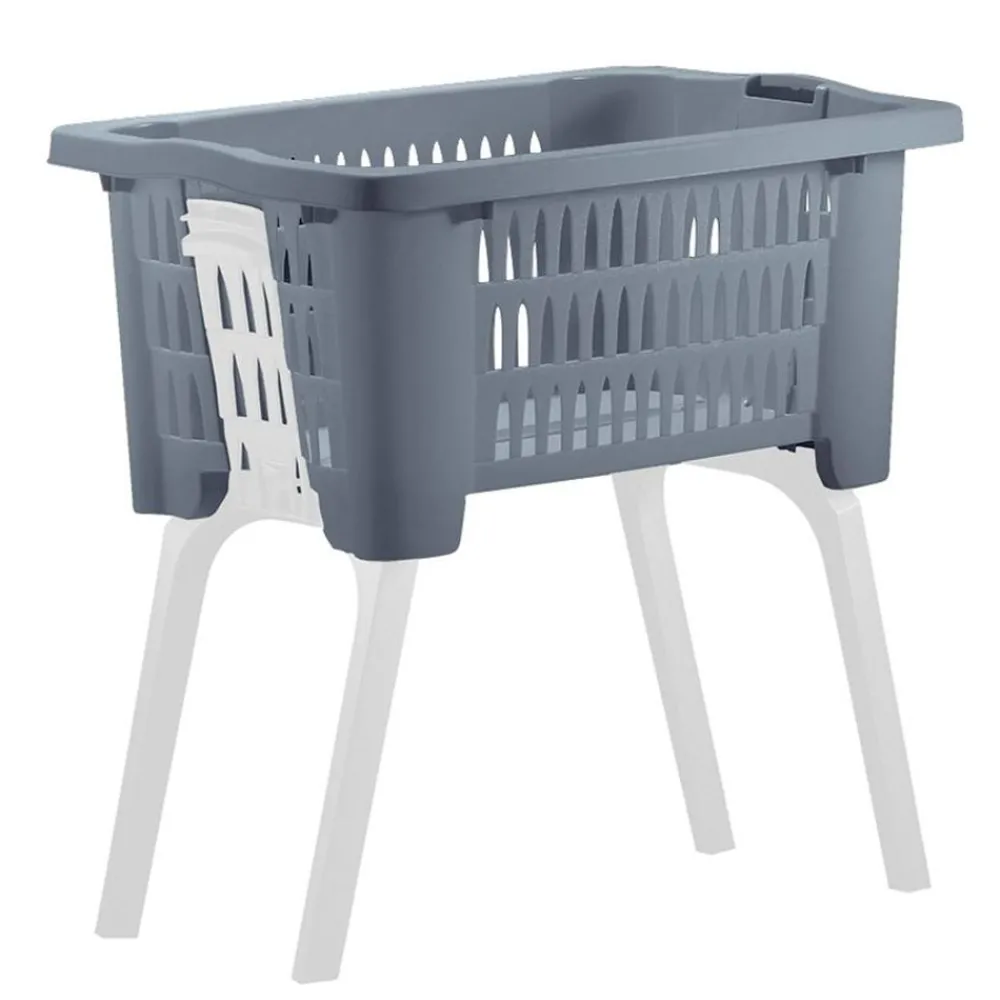 TP Waschekorb Mit Ausklappbaren Beinen 59X39X58Cm Online