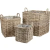 TP WeidenKörbe Eckig Natural-Grey 3Er-Set Best