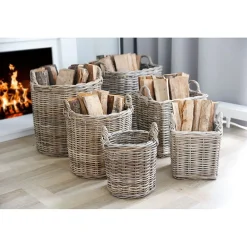 TP WeidenKörbe Eckig Natural-Grey 3Er-Set Best