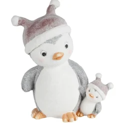 TP Weihnachtliches Pinguinpaar Aus Magnesia 40Cm Outlet