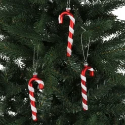 New Home Christmas Weihnachtsbaum-Anhanger Zuckerstangen 3Er-Set Hot