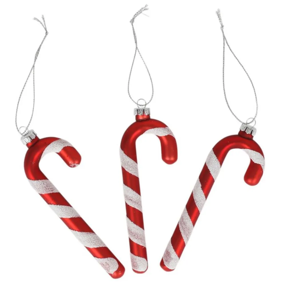 New Home Christmas Weihnachtsbaum-Anhanger Zuckerstangen 3Er-Set Hot