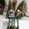 New Home Christmas Weihnachtswichtel Kantenhocker Mit Led-Nase 13X40X20Cm