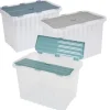 Jelenia Plast Wellenbox Mit Klappdeckel 17 Liter Pastell/Schwarz Sale