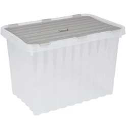 Jelenia Plast Wellenbox Mit Klappdeckel 17 Liter Pastell/Schwarz Sale