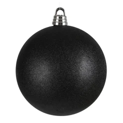 New Home Christmas Xxl-Weihnachtskugel 30Cm Schwarz Mit Glitter Outlet