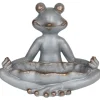 TP Yoga-Frosch Im Lotussitz Mit Vogeltranke 48X39X26Cm Clearance