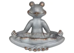 TP Yoga-Frosch Im Lotussitz Mit Vogeltranke 48X39X26Cm Clearance