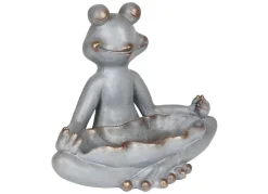 TP Yoga-Frosch Im Lotussitz Mit Vogeltranke 48X39X26Cm Clearance