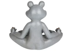 TP Yoga-Frosch Im Lotussitz Mit Vogeltranke 48X39X26Cm Clearance