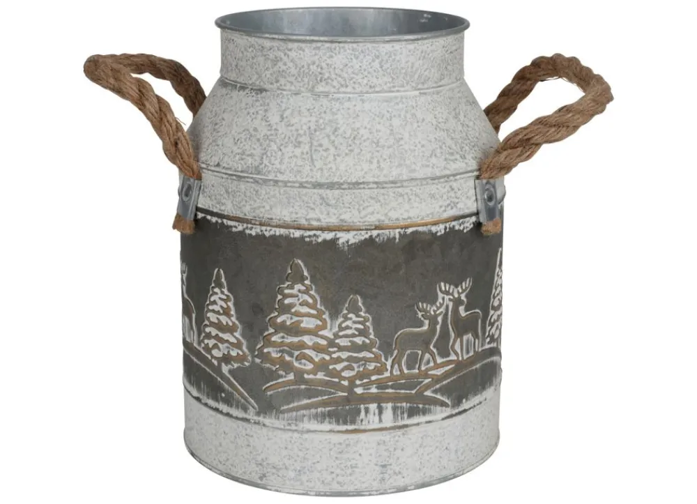 TP Zink-Kanne Winterlandschaft 16X22Cm Outlet